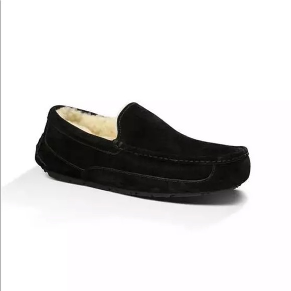 ugg black ascot slippers